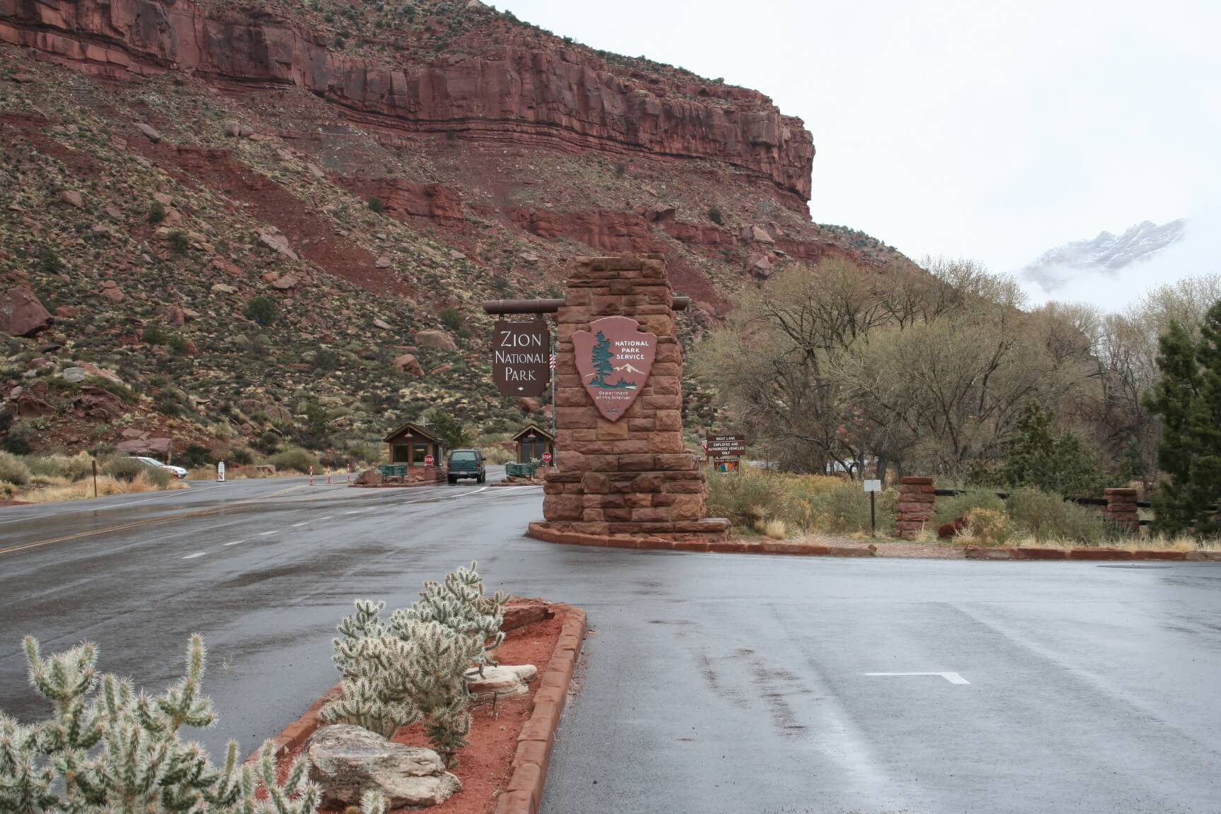 South Campground Improvements - Zion Sign